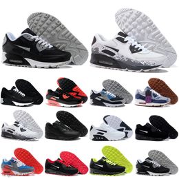 Wholesale Fashion Men Sneakers Shoes Classic 90 Men and women Running Shoes Sports Trainer Cushion 90 Surface Breathable Sports Shoes