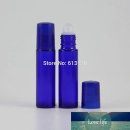 Sample Vial Metal Glass Roller Essential Oil Bottle Glass Blue 10ml Roll In Empty Over Mini Small