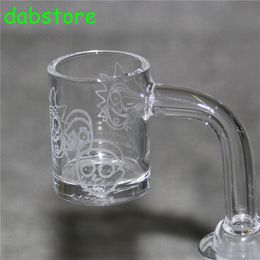 100% Real Quartz Banger 90&45 Degrees oil rig dab rigs Domeless club nail 14mm male Bangers heady bong dabber Crystal