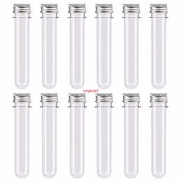 30CC PET Cosmetic Clear Tube 40CC Mask Powder Capsule Candy Christmas Gifts Test Sample Tubes Travel Container Bottles 50pcs/lotshipping