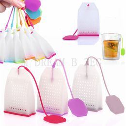 Silicone Tea Bags 6 Colours Tea Strainers Herbal Loose Tea Infusers Philtres Diffuser Home Kitchen Accessories