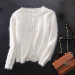 Brand new mink cashmere sweater women cashmere cardigans knitted pure mink coat free shipping S1896 201023