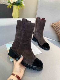 Hot Sale-Winter fashion designer velvet boots, good quality designer Martin boots, new designer leather boots 35-40