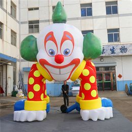 Inflatable Clown Inflatables Arch Tent With Blower and LED strip For Outside Music Party Stage Decoration