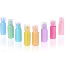 50pcs/lot 10ml 30ml Colorful hand bottle empty plastic flip cap Cosmetics packaging tube