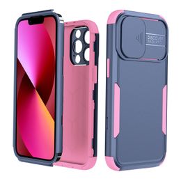 Commuter 3in1 Heavy Duty Adventurer Defender Cases Slide Camera Push Window Protection For iPhone 13 Pro Max Samsung S21 FE A13 A33 5G MOTO G Pure Power 2022