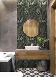 American style retro plant toilet Wallpapers bathroom flower piece balcony porch wall tile guest restaurant kitchen tiles