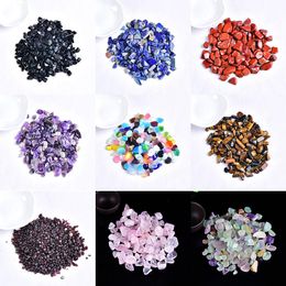 50g Natural Crystal Gravel Specimen Rose Quartz Amethyst Home Decor Colourful for Aquarium Healing Energy Stone Rock Mineral