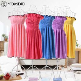 1 piece Microfiber Fabric Towels Fashion lady Wearable Skirt Dress Beach For Adults Solid Bath Towel 210318