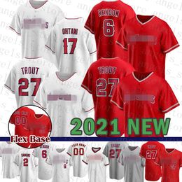 27 Mike Trout Custom 17 Shohei Ohtani Baseball Jersey 6 Anthony Rendon 33 Max Stassi 31 Ty Buttrey 44 Jackson