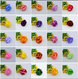 50pcs Two-Tone Nylon Materials Making Home Decor Silk Stocking DIY Wedding Decoration Flower Y200111