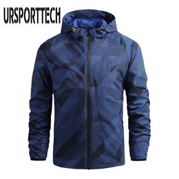 Zipper Up Hoodie Jacket Men Spring Autumn Brand Slim Fit Coat Male Casual Baseball Bomber Overcoat Plus Size 220301