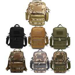 Outdoor Sports Hiking Sling bag Pack Camouflage Tactical Molle Shoulder Bag NO11-215