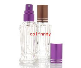 100pcs/lot Fast Shipping 10ML Clear Glass Spray Bottle Portable Perfume Atomizer Mini Sample Tube Vials