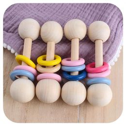 Baby toys Baby Teether Rings Food Grade Beech Wood Baby Teething Newborn teethers Infant Teething Natural teether