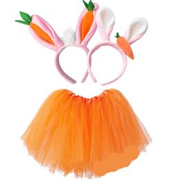 New Easter Adult Kids Cute Rabbit Ear Headband Prop Plush Hairband Anime Cosplay Bunny Party Decorations W12
