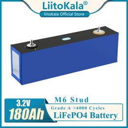 LiitoKala 3.2V 180Ah Lifepo4 Battery pack 3C high current large capacity car Cells diy 12V 24V 36V 48V 180 Ah Solar energy storage RV golf car