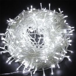 6m 10m 20m 30m 50m Christmas Wedding Party Fairy Decorative Lights Lamp Waterproof Twinkle Star Plug In String Lights Y201020