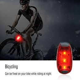 Multifunctional Outdoor Cycling Night Running Warning Light Bicycle Tail Light Running Warning Light With Retail Packaging Box