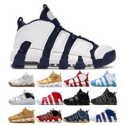 Top Pippen Uptempos Basketball Shoes Island Green Raygun Bulls Hoops Pack Sky University Blue Men Women High Top Premium Trainer Sneakers