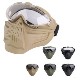 Outdoor Paintball Shooting Face Protection Gear Tactical PC Mask NO03-318