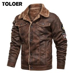 Winter Warm Army Tactical Jackets Men Pilot Bomber Flight Military Jacket Male Casual Thick Fleece Cotton Wool Liner Coat Suede 201124
