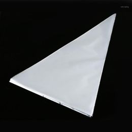 Gift Wrap 100Pcs Party Cone Bags Clear Plastic Candy Sweet Treat Christmas Bag NIN6681