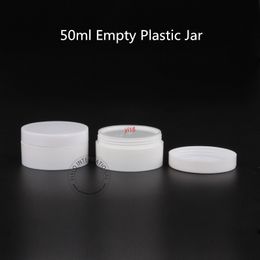 Promotion 50pcs/lot Plastic 50g Facial Cream Jar PP Refillable Pot Women Makeup Container Cosmetic Packaging Empty Bottlegood qualitty