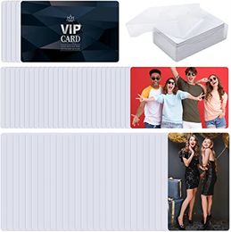 Office & School Supplies Sublimation Metal Business Card Thick Aluminium Blanks Name Cards 3.4 x 2.1 Inch for Colour Print Custom Pattern