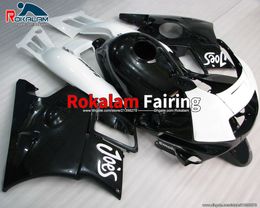 For Honda CBR600F2 1991 1992 1993 1994 CBR600 Fairings Kit CBR600 91 92 93 94 CBR 600 F2 600F2 Black White Motorcycle Fairing