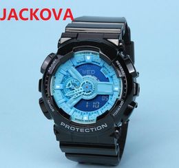 high quality fashion sports watch men women waterproof big boy digital LED multi-function multi zone time chronograph all working 308G