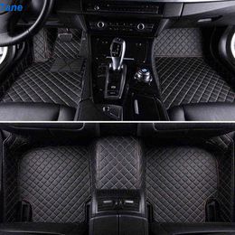 Tane leather car floor mats For subaru forester 2009 2014 legacy 2007 xv 2014 impreza 2007 accessories carpet rug H220415