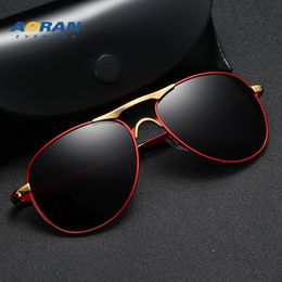 2022 Sunglasses Original Pilot Design UV400 Glass Made Lenses Men Women Sunglasses Des Lunettes De Soleil Free Leather Cases Accessories and Box A-5