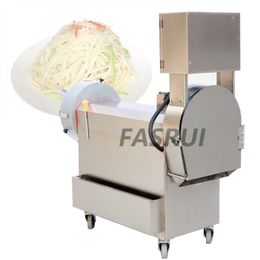 Commercial Double-Head Vegetable Cutting Machine For Kitchen Hotel Canteen Vegetables Processing Maker