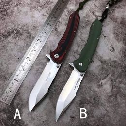 wild boar SZ002 Portable Tactical Folding Knife D2 Blade G10 Handle Camping Survival Pocket Knives Outdoor
