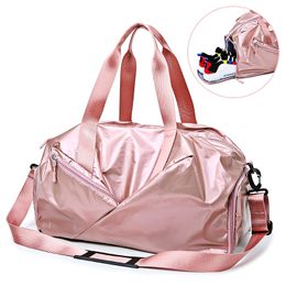 Swimming Bag Waterproof Gym Mat Bag Women Travel Handbags Waterproof Sport Handbags for Fitness Training Yoga Bolsa Sac De Sport Q0115
