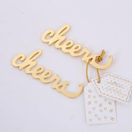 Alloy Beer Bottle Opener Wedding Return Gift Cheers Shaped Plated Gold Openers New Pattern Hot Sale LX4543