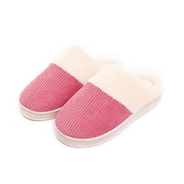 New Autumn Winter Women Men Slippers Bottom Soft Home Shoe Cotton Thick Slippers Indoor Slip-On Slides Comfortable Shoe Slippers Y1202