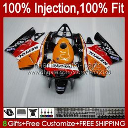 Injection For HONDA NSR250R orange black new NSR 250 250R 102HC.7 NSR250 R 1994 1995 1996 1997 1998 1999 MC28 PGM4 94 95 96 97 98 99 Fairing