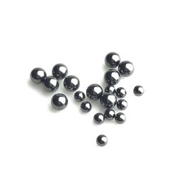 4mm 6mm SIC Terp Pearl Ball Insert with Hookah 100% Silicon Carbide Black Ceramics Spinning Tops Inserts for Quartz Banger Nails