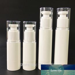 30ML 50ML 30pcs/lot White Elegant Empty Cosmetic Foundation Bottle, DIY Portable Essence Refillable Package, Cosmetic Container