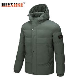 HIEXHSE Parka Men Winter Jacket Brand Coat Padded Warm Fleece Lining Big Pockets Waterproof Fashion New Coats Mens 8XL Jackets 201217