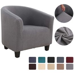 Stretch Single Seat Sofa Covers for Living Room Elastic Club Tub Chair Cover Armchair Couch Cover Furniture Protector Slipcovers 201222