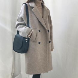 Fashion Female Women's Clothing New Slim Style In Korean Version Long Sleeve Coats and Jackets 201218