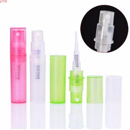 2ml perfume spray bottle sample bottles Atomizers Containers For Cosmetics Perfume plastic bottlegoods