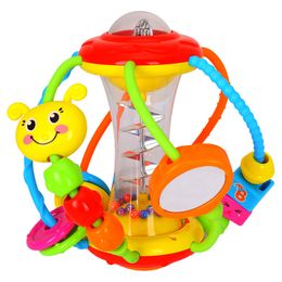 Multifunction Baby Toys Baby Rattles Educational Toys For Babies Grasping Ball Puzzle Multifunction Bell Ball 0-18 Months #40 LJ201124