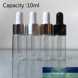 24 x 10ml Empty Clear Glass Essential Oil Dropper Bottle, glass dropper bottle, 10cc Transparen Pipette Dropper Vial