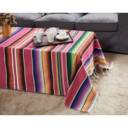 8 colors Ethnic Style Beach Blanket Home Tapestry camping Picnic Travel Plane Mat Cotton Mexican Indian Handmade Rainbow Blanket 201112