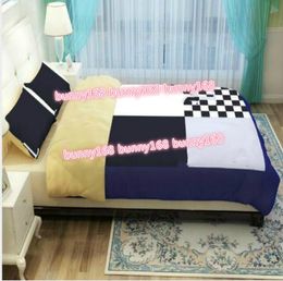 Conjunto de roupa de cama para adultos e crianças, macio e confortável, impresso em moda, lençóis de algodão Mocha, quatro conjuntos de 4 conjuntos A01