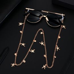 necklace frame holder Canada - Sunglasses Frames Women Chains Pearl Rhinestones Eyeglass Holder Lanyard Necklace Stainless Steel Eyewear Glasses Accessories